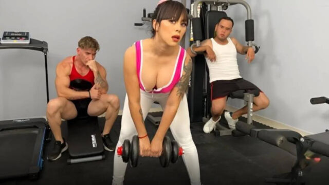 [SexMex] Patricia Acevedo ? In The Gym With Two Guys